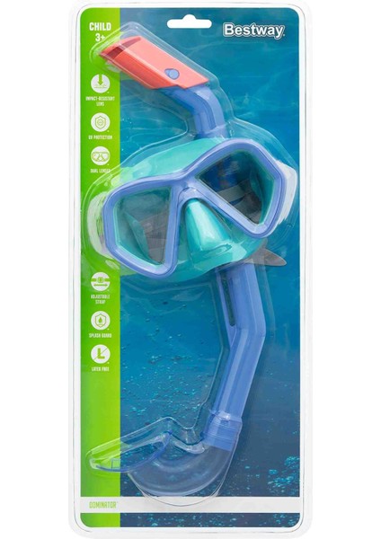 Dominator Çocuk Dalış Maske-Snorkel Set 3-6 Yas