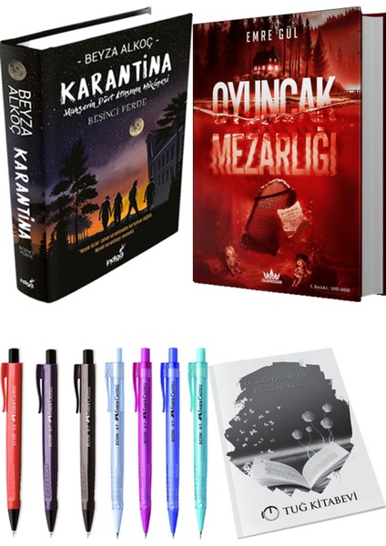Oyuncak Mezarlığı 2 Ciltli ve Karantina 5 Ciltli Beyza Alkoç (2li Set)