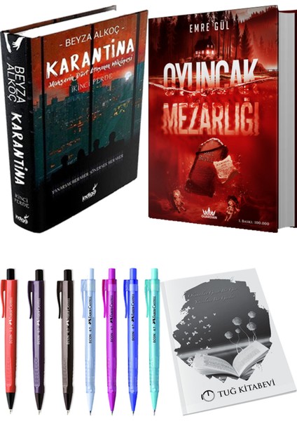 Oyuncak Mezarlığı 2 Ciltli ve Karantina 2 Ciltli Beyza Alkoç (2li Set)