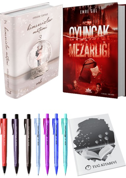 Oyuncak Mezarlığı 2 Ciltli ve Kimsesizler Matemi 3 Ciltli Emine Tavuz (2li Set)