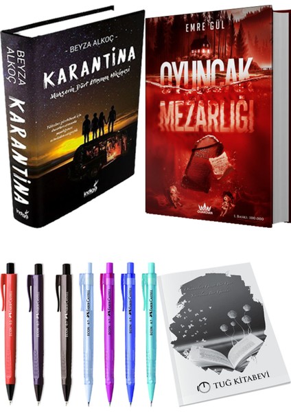 Oyuncak Mezarlığı 2 Ciltli ve Karantina 1 Ciltli Beyza Alkoç (2li Set)