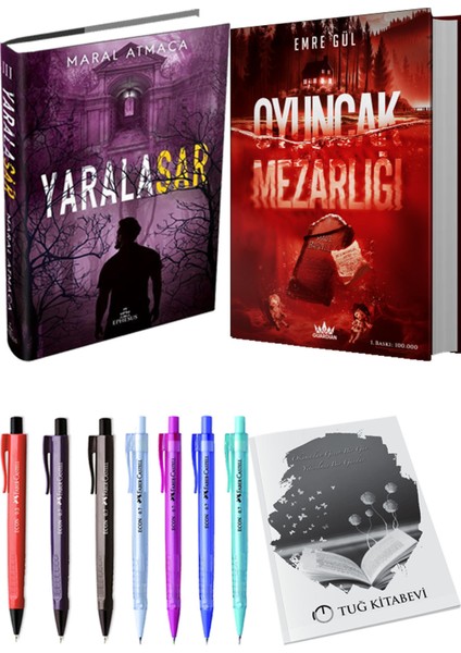 Oyuncak Mezarlığı 2 Ciltli ve Ephesus Yayınları Yaralasar 3 Ciltli Maral Atmaca (2li Set)