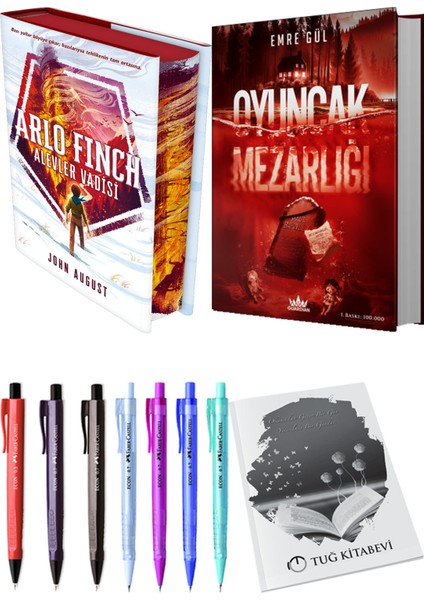 Oyuncak Mezarlığı 2 Ciltli ve Arlo Finch Alevler Vadisi Ciltli John August (2li Set)