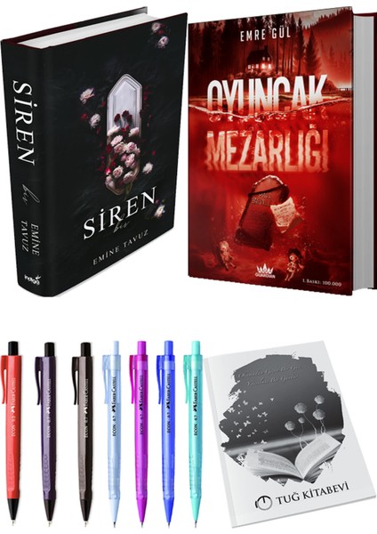 Oyuncak Mezarlığı 2 Ciltli ve Siren Bir Ciltli Emine Tavuz (2li Set)