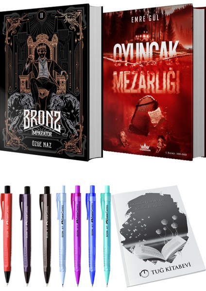 Oyuncak Mezarlığı 2 Ciltli ve Guardian Bronz 2 Imparator Ciltli Özge Naz (2li Set)
