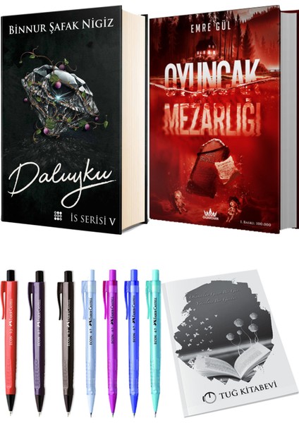 Oyuncak Mezarlığı 2 Ciltli ve Is Serisi 5 Daluyku Ciltli Binnur Şafak Nigiz (2li Set)