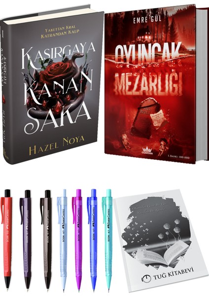 Oyuncak Mezarlığı 2 Ciltli ve Ephesus Yayınları Kasırgaya Kanan Saka 1 Ciltli Hazel Noya (2li Set)