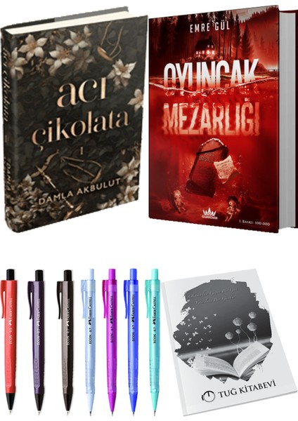 Oyuncak Mezarlığı 2 Ciltli ve Acı Çikolata Ciltli Damla Akbulut (2li Set)