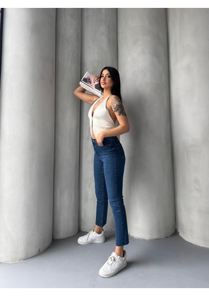 Boyfit Jean Kot Pantalon