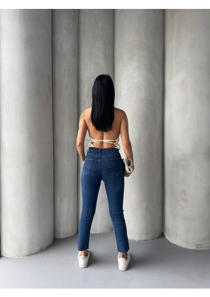 Boyfit Jean Kot Pantalon