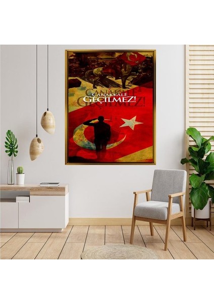 Altın Çerçeveli Tablo RS4516