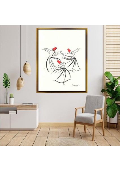 Altın Çerçeveli Tablo RS5005