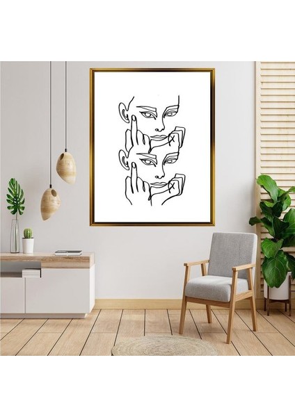 Altın Çerçeveli Tablo RS5259