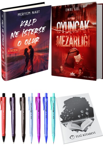 Oyuncak Mezarlığı 2 Ciltli ve Kalp Ne Isterse O Olur 2 Ciltli Meryem Nart (2li Set)