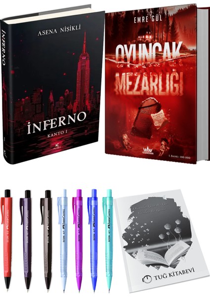 Oyuncak Mezarlığı 2 Ciltli ve Inferno Kanto I Ciltli Asena Nişikli (2li Set)