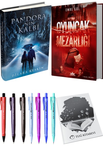 Oyuncak Mezarlığı 2 Ciltli ve Ephesus Pandora'nın Kalbi 1 Ciltli Dilara Keskin (2li Set)
