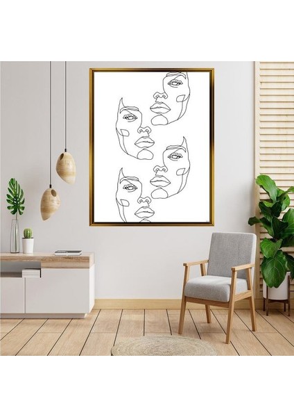 Altın Çerçeveli Tablo RS4619