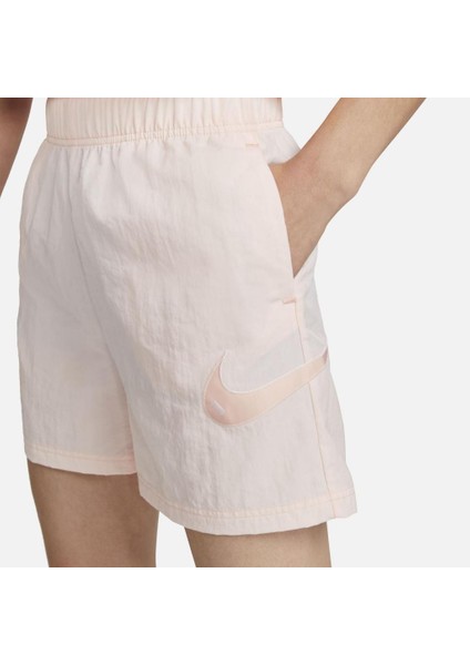 Swoosh Kadın Pembe Şort