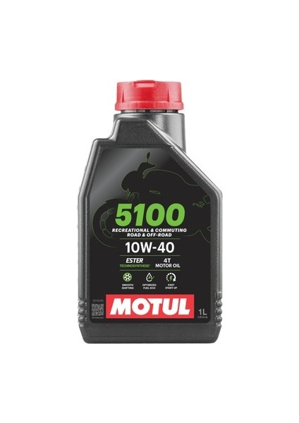 5100 10W40 4t 1 Litre Motosiklet Yağı