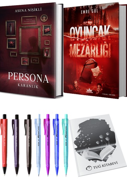 Oyuncak Mezarlığı 2 Ciltli ve Persona Karanlık Ciltli Asena Nişikli (2li Set)