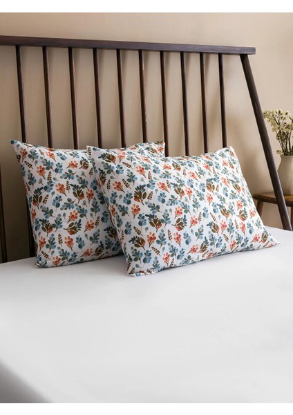 Lcw Home Karışık Baskılı Desenli Yastık Kılıfı 2'li 50X70 cm