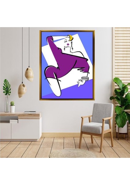 Altın Çerçeveli Tablo RS4685