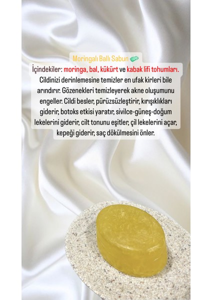 Moringalı ve Ballı Sabun Tekli modelleri