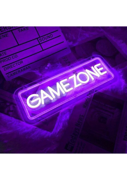 Game Zone Neon LED Işıklı Tablo