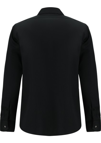 Uzun Kol Slim Fit Dar Kesim Non Iron Klasik Saten Pamuk Gömlek fiyatları