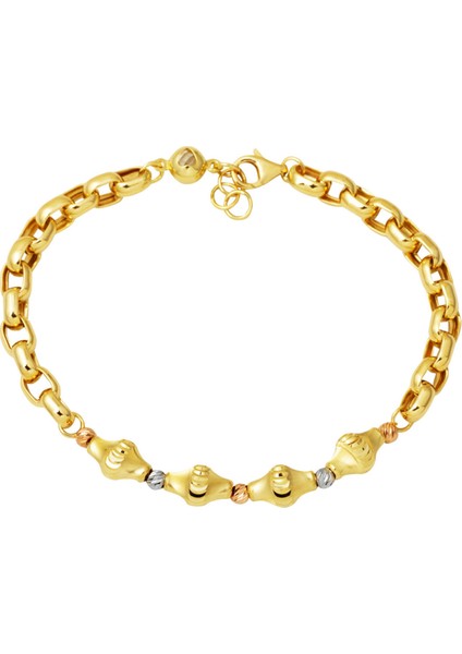 Zila Tasarım 14 Ayar Dorika Italyan Bileklik