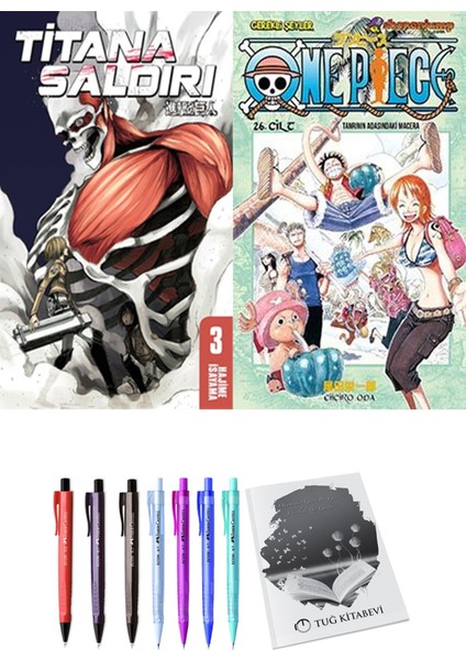 Titana Saldırı 3 ve One Piece 26 (2li Set)
