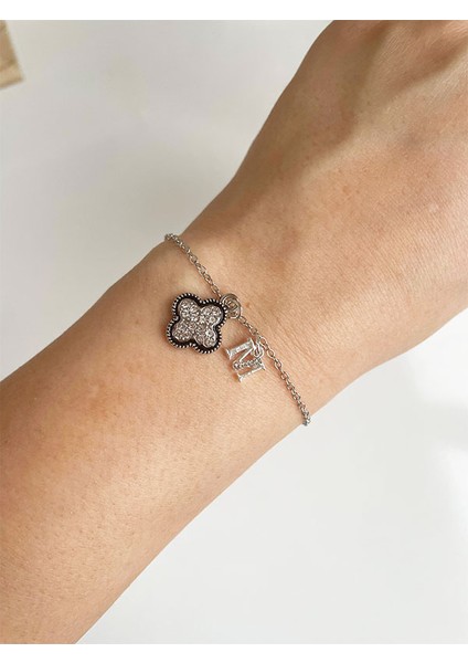 M Harfi Çelik Louis Bileklik fiyatları