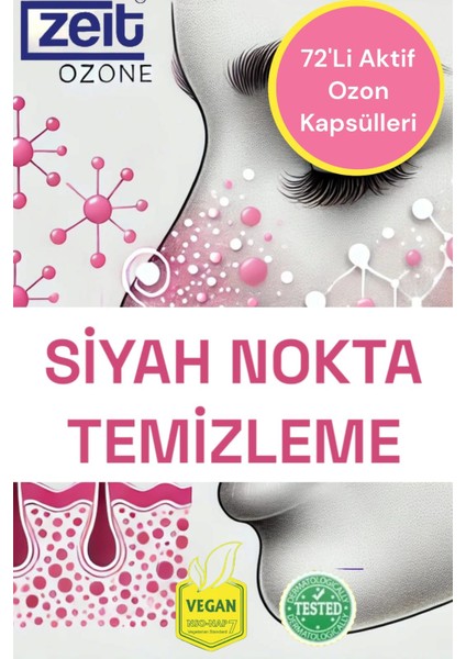 Yüz Bakımı Nemlendirci Onarıcı Bakım | Cilt Izlerine Lekelere Karşı Doğal Bakım 72'li Ozon Kapsülleri