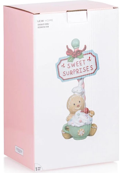 Lcw Home Karışık Baskılı Kurabiye Adam Figürlü Dekoratif Obje 25 cm fiyatları