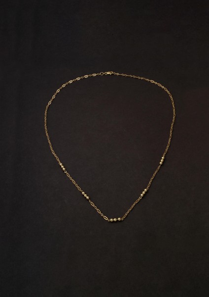 Figaro Zincirli Toplu 14 Ayar Altın Italyan Kolye fırsatları