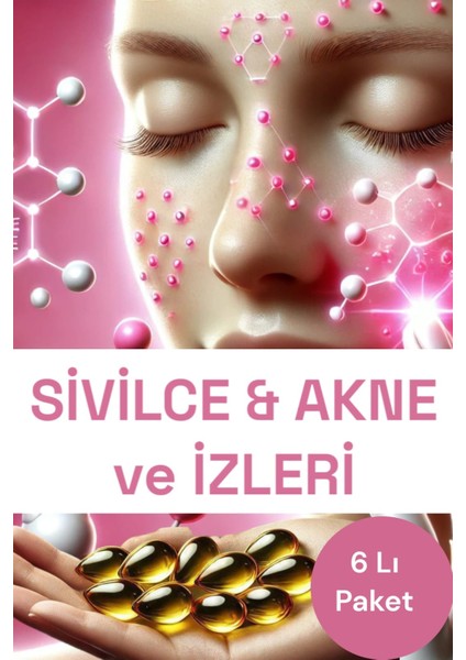 Yüz Bakımı Sivilcelerde Aknelerde Akne İzlerinde | Cilt izlerini Giderici 6'lı Doğal Bakım