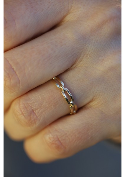 14 Ayar Altın Ataç Yüzük