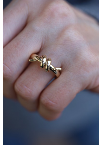 14 Ayar Altın Aşk Sarmalı Yüzük