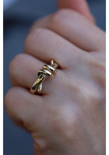 14 Ayar Altın Aşk Sarmalı Yüzük modelleri