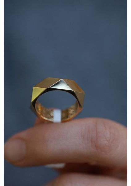 14 Ayar Altın Simetik Elmas Kesim Taşsız Yüzük fırsatları