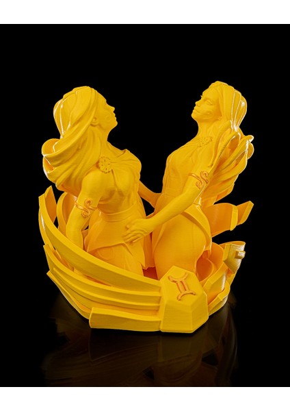 Ikizler Burcu Figürü - 3D Dinamik Enerji Katman fırsatları