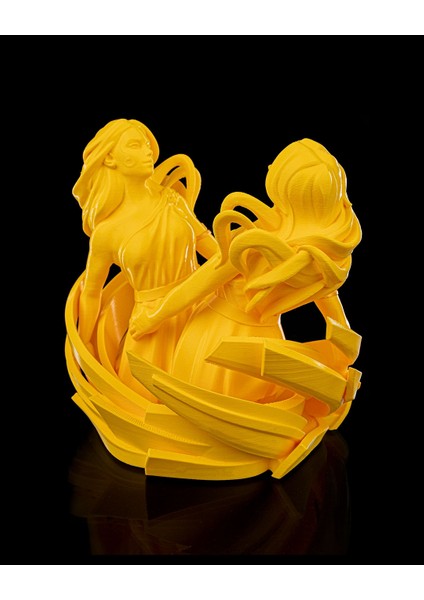 Ikizler Burcu Figürü - 3D Dinamik Enerji Katman indirimleri