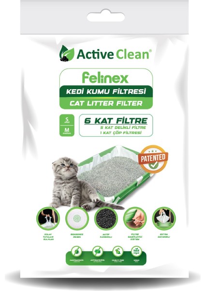 Felinex Kedi Kumu Filtresi S/m