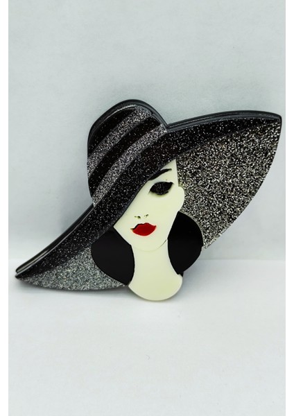 Bb Zarif Şapkalı Kadın Broş fiyatları