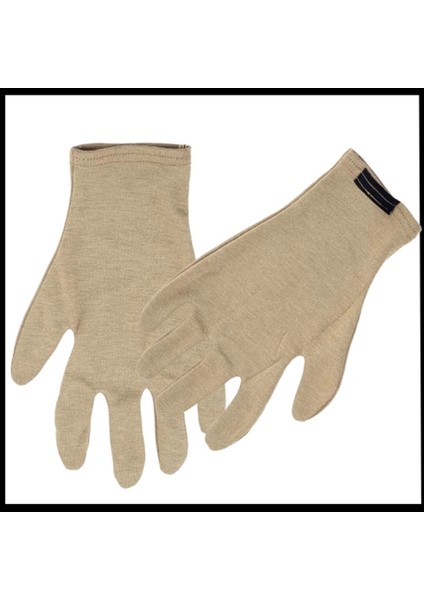 Uyguna-Yakala Unisex Kışlık Termal Eldiven - Kum - LD.066