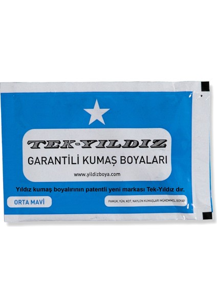 24 - Kumaş Boyası Mavi Orta 11 gr