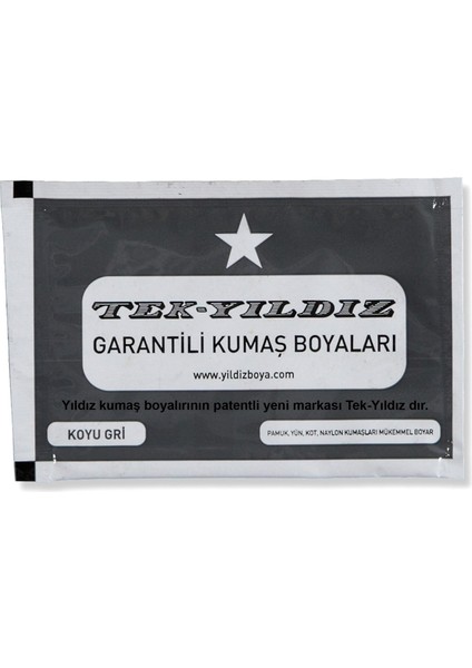 34 - Kumaş Boyası Kurşuni Koyu 11 gr