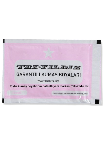 01 - Kumaş Boyası Pembe 11 gr