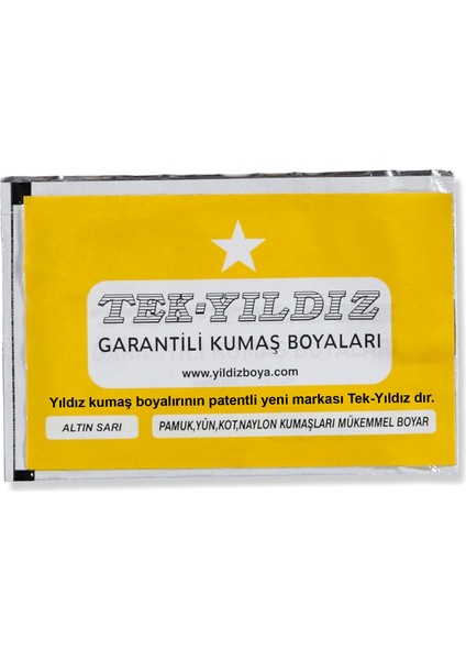 56 - Kumaş Boyası Altın Sarısı 11 gr