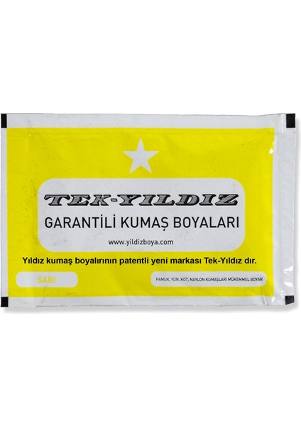 11 - Kumaş Boyası Sarı 11 gr